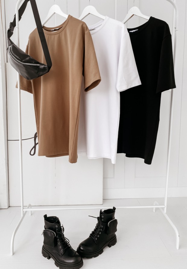 Šaty Tunika mini Federica čierna