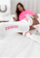 Ponožky Athletic White&Pink