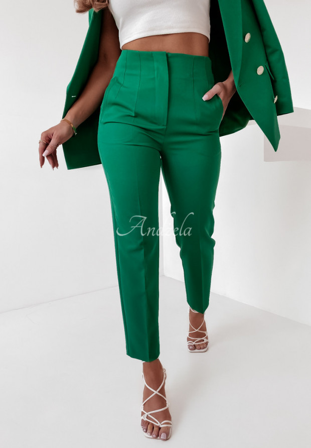 Elegantné nohavice Marshall zelené