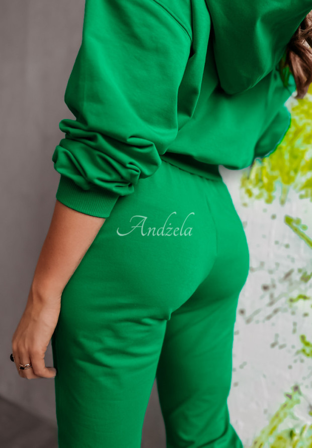 Teplákové nohavice Comfy zelené