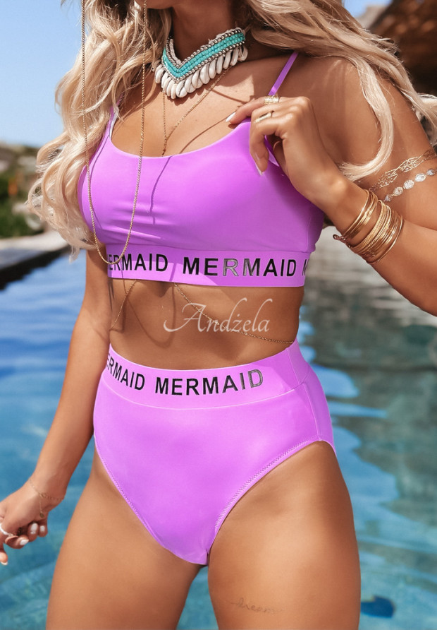 Dvojdielne plavky Mermaid fialový