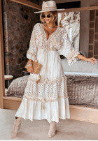 Zdobiona Šaty boho Little Bit Of Summer ecru