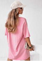 Šaty Tunika z nadrukiem Blazing ružová