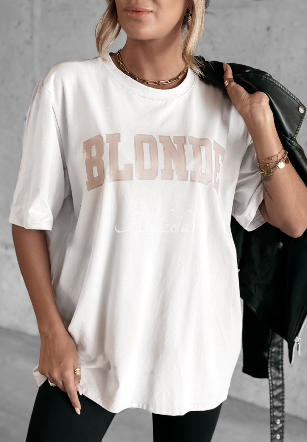Tričko s potlačou Blonde ecru