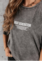 Tričko z nadrukiem Beat Generation Sivá