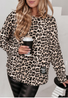 Blúzka oversize Twyla w panterkę