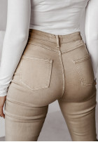 Nohavice Jeans Kasarra Beige