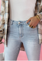 Nohavice džínosové skinny Chaves svetlomodré