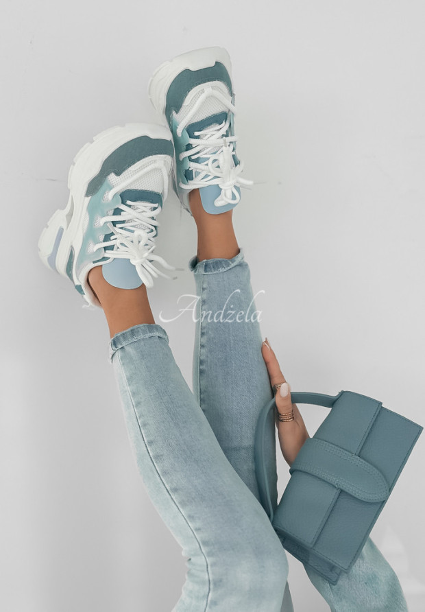 Sneakersy Ultimate Dash bielo-modré