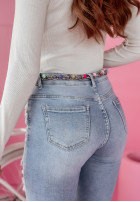Nohavice džínosové z przetarciami Driven By Passion svetlomodré