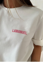 Tričko z nadrukiem La Manuel Best Basic Biela