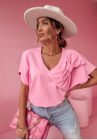 Tričko z kokardą Sweet & Sublime ružový