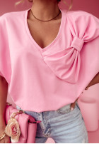 Tričko z kokardą Sweet & Sublime ružový