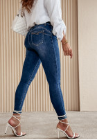 Nohavice džínosové skinny Vanir modré
