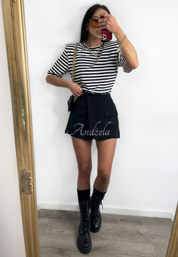 Sukňo- šortky mini La Milla Cupcake Kiss čierne