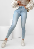 Nohavice džínosové skinny Bold Beauties svetlomodré