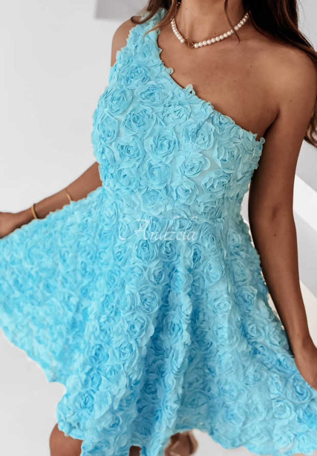 Rozšírené mini šaty Roselle Sensation modrá