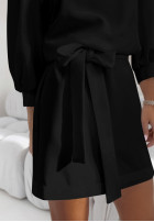Šaty z bufkami Cocomore Goddess Glow čierna