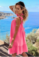 Muślinowa Šaty na ramiączkach Aloha Beaches ružová