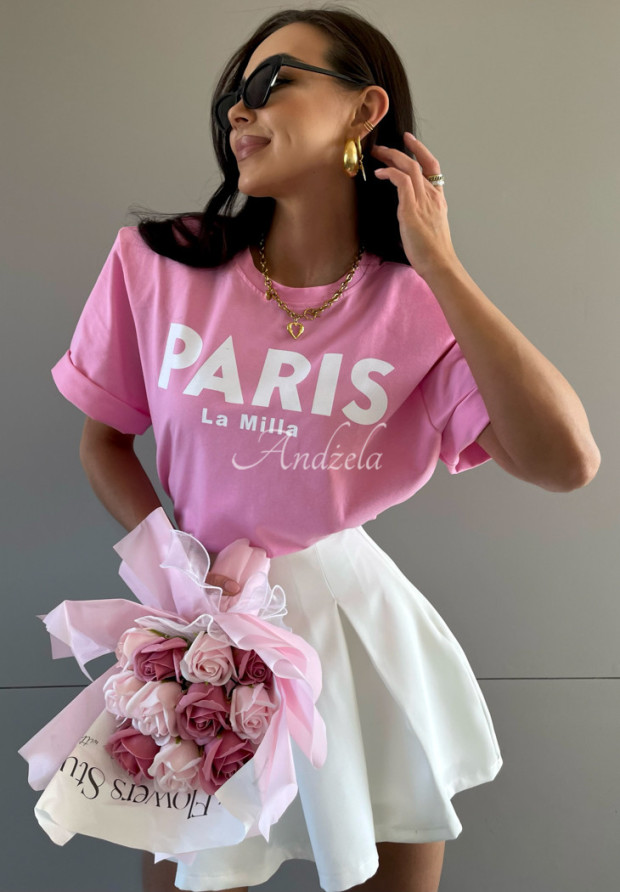 Tričko s potlačou La Milla Paris ružový