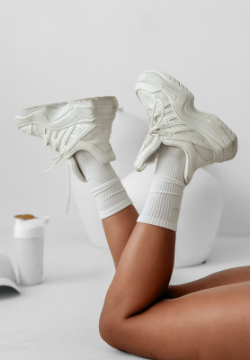 Dlhé ponožky Basic Choice biele