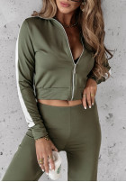 Tepláková súprava Fit And Fierce khaki