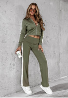 Tepláková súprava Fit And Fierce khaki