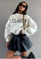 Mikina oversize La Milla Classy ecru