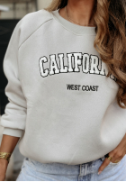 Mikina oversize California West Coast Sivá