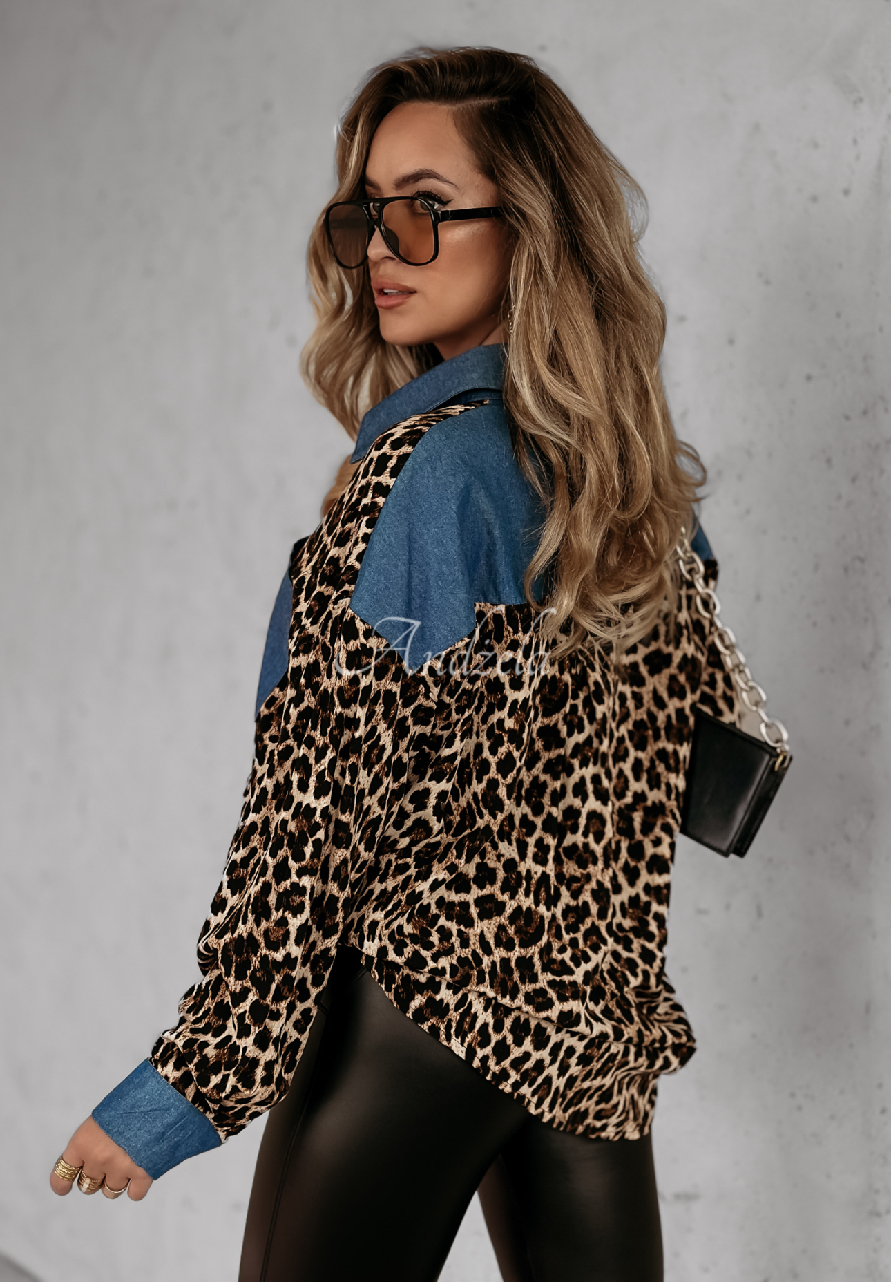 Košeľa Wild Denim s leopardím vzorom