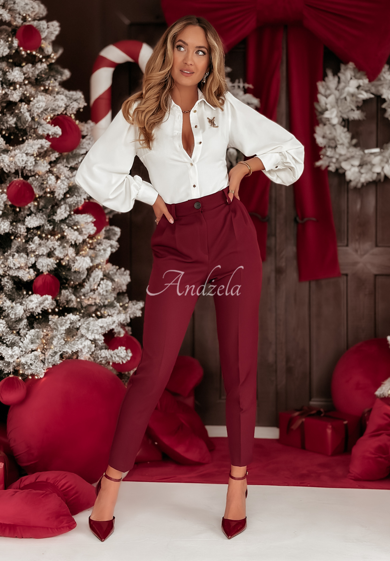 Košeľa s viazaním s viskózou Special One Biela