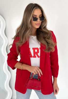 Klasick&eacute; sako Premium červen&aacute;