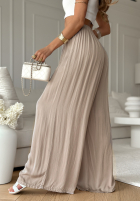 Wiskozowe Nohavice wide leg Letter To Summer ecru