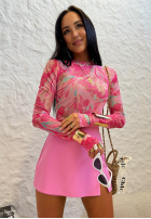 Blúzka so vzormi La Milla Pink Dream ružová