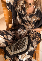 Vzorovaný Súprava Blúzka i Nohavice wide leg Exotic Retreat čierne