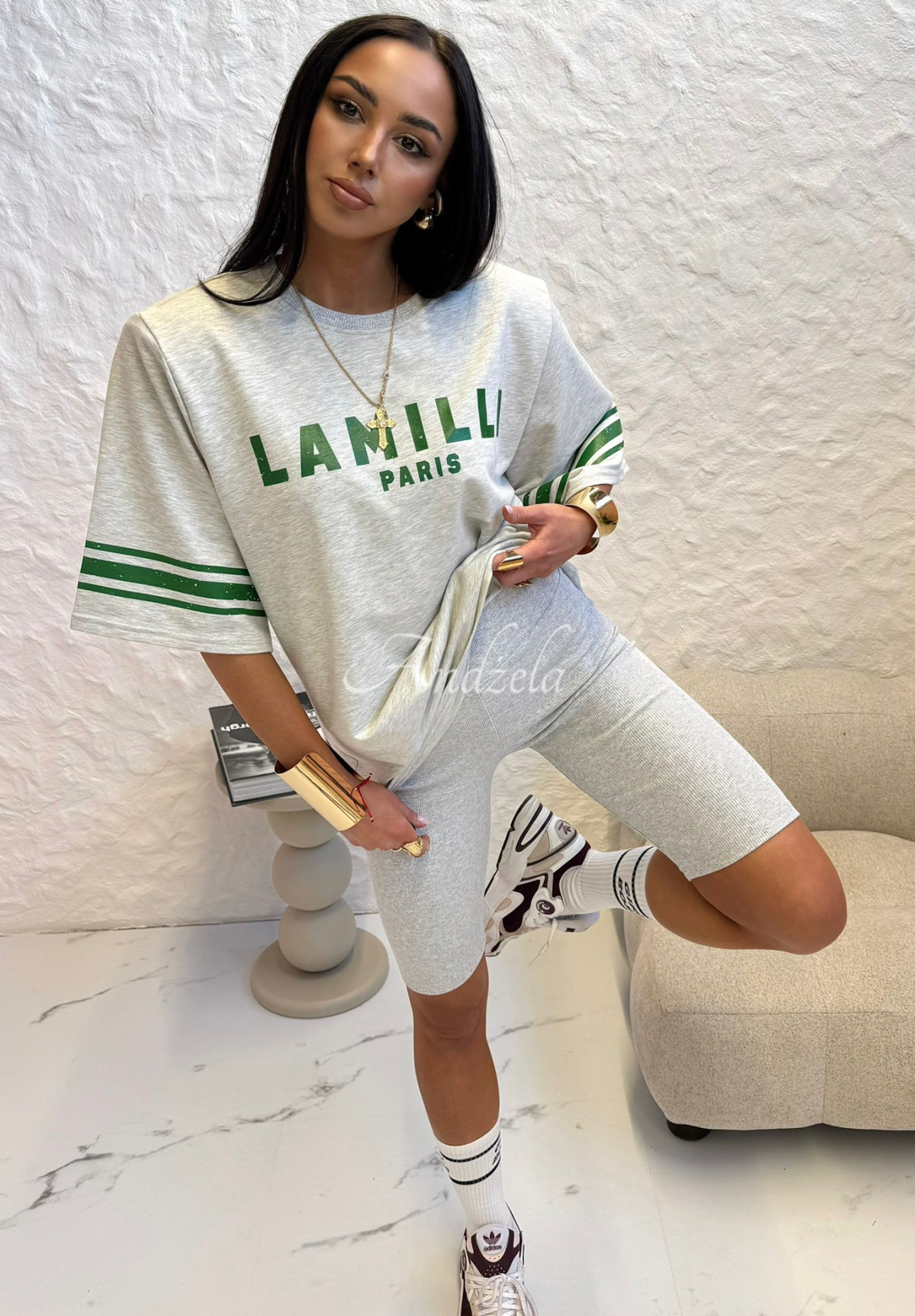 Tričko s potlačou La Milla Love Paris sivý