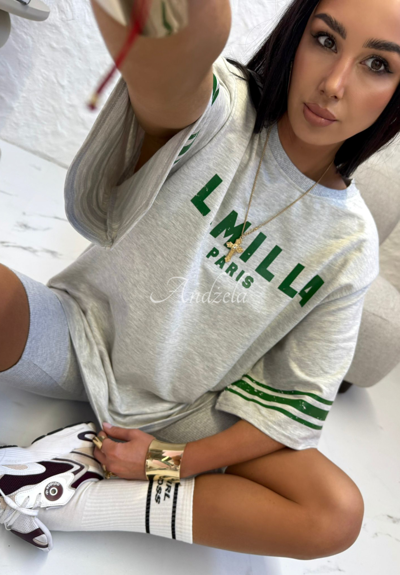 Tričko s potlačou La Milla Love Paris sivý