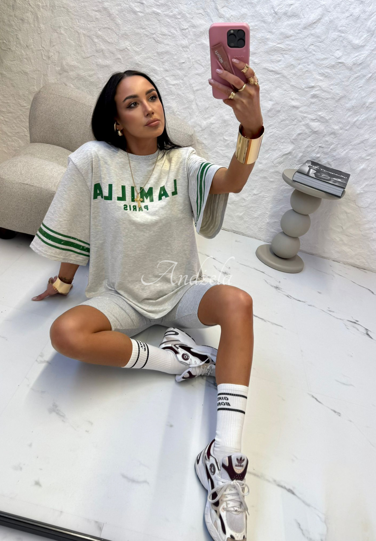 Tričko s potlačou La Milla Love Paris sivý