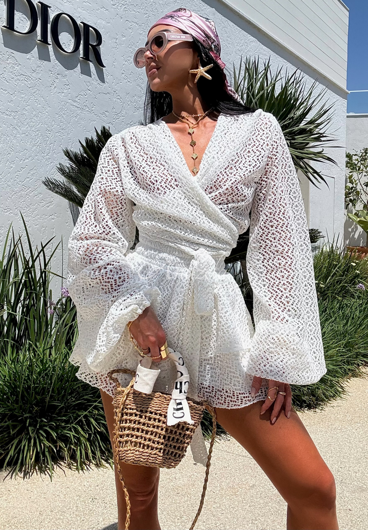 Čipkovaná súprava blúzka a sukňo-šortky La Milla Exquisite Lace biele