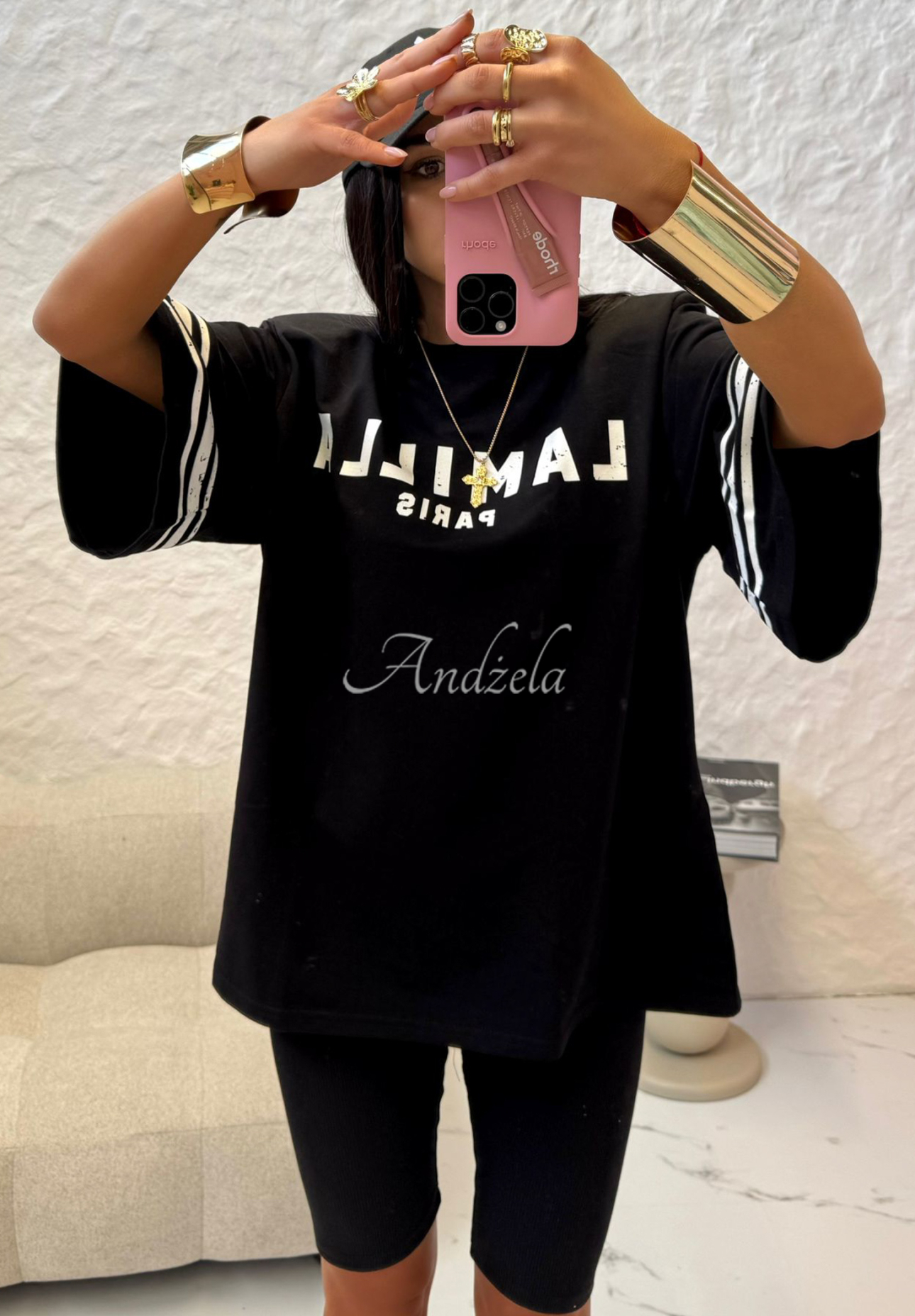 Tričko s potlačou La Milla Love Paris čierne