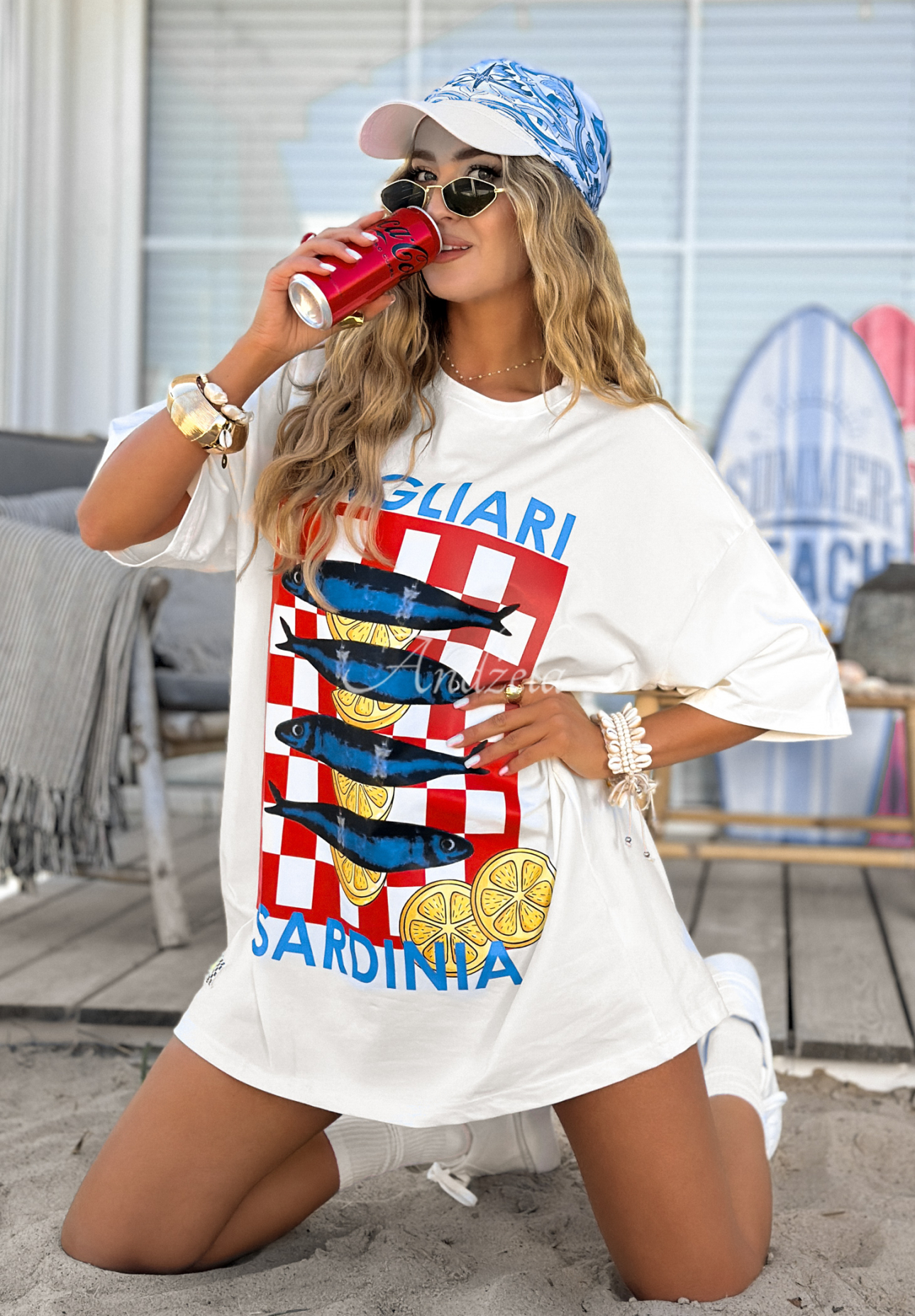 Tričko s potlačou MC Sardinia ecru