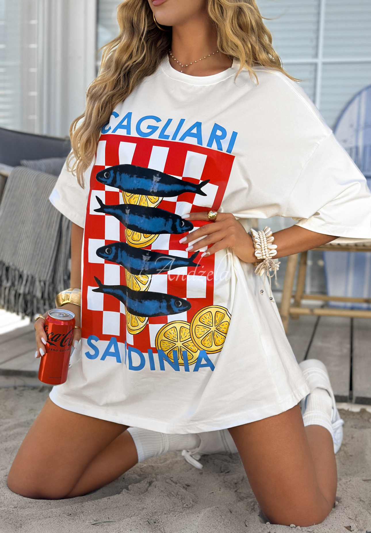 Tričko s potlačou MC Sardinia ecru