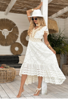 Koronkowa Šaty boho Sea Breezes Biela