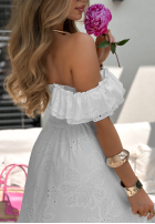 Ażurowa Šaty boho Palm Beaches Biela