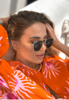 Okuliare przeciwsłoneczne Glamorous Glances zlato-čierne