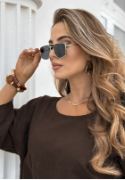 Okuliare przeciwsłoneczne Glamorous Glances zlato-čierne