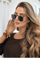 Okuliare przeciwsłoneczne Glamorous Glances zlato-čierne
