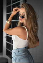Body na ramiączkach You Deserve It ecru
