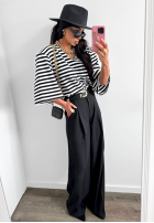 Eleganckie Nohavice wide leg La Milla Own Rules čierne