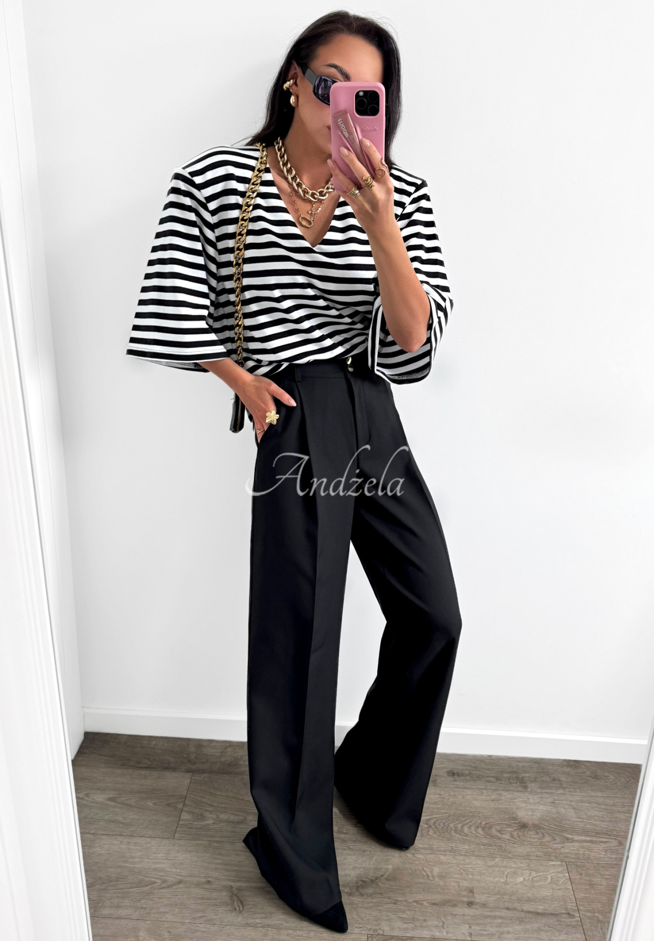 Elegantné nohavice wide leg z viskózy La Milla Own Rules čierne